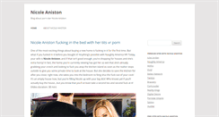 Desktop Screenshot of blognicoleaniston.com